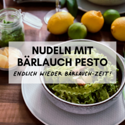 nudeln mit bärlauch pesto