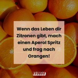 10 Aperol Sprüche für mehr Freude im Leben jetzt versenden!