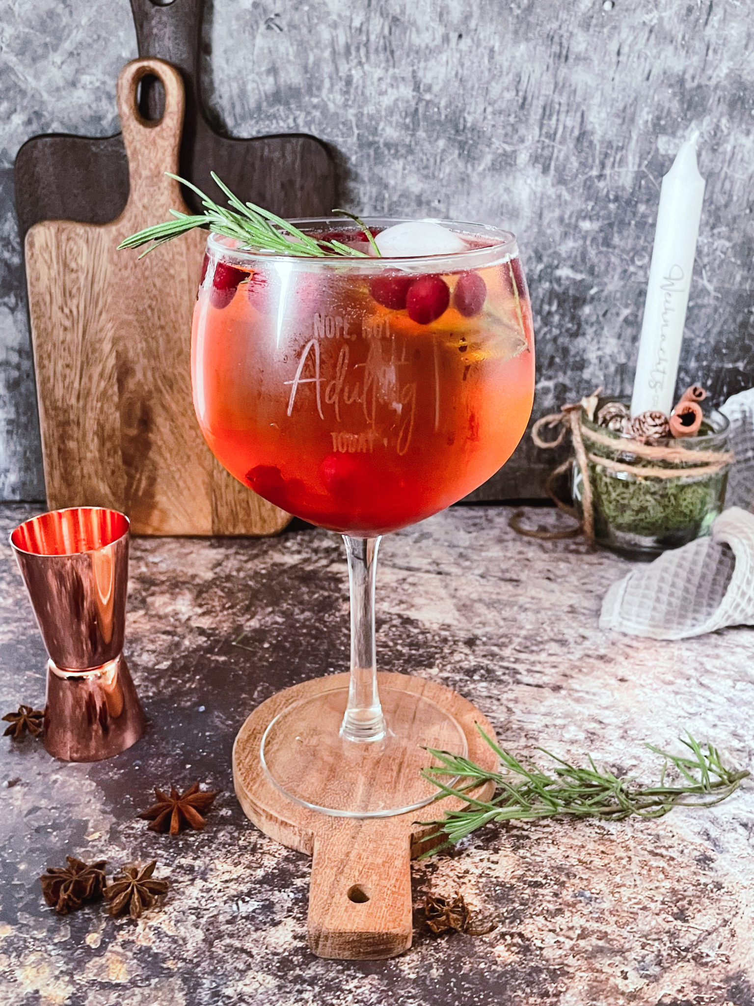 Aperitif Weihnachten Der leckere Weihnachtsspritz!
