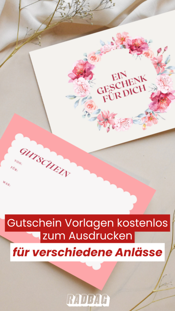 gutschein vorlage kostenlos