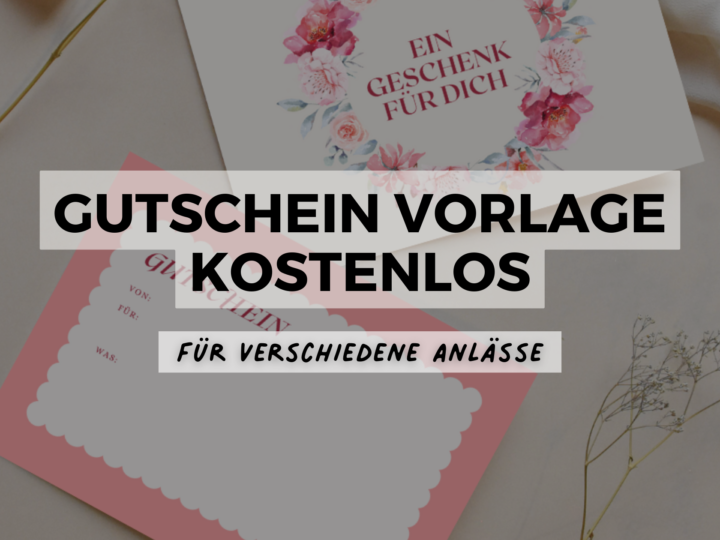 gutschein vorlage kostenlos