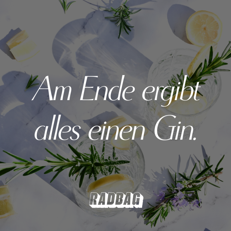 10 Gin Sprüche, die garantiert für ein Schmunzeln