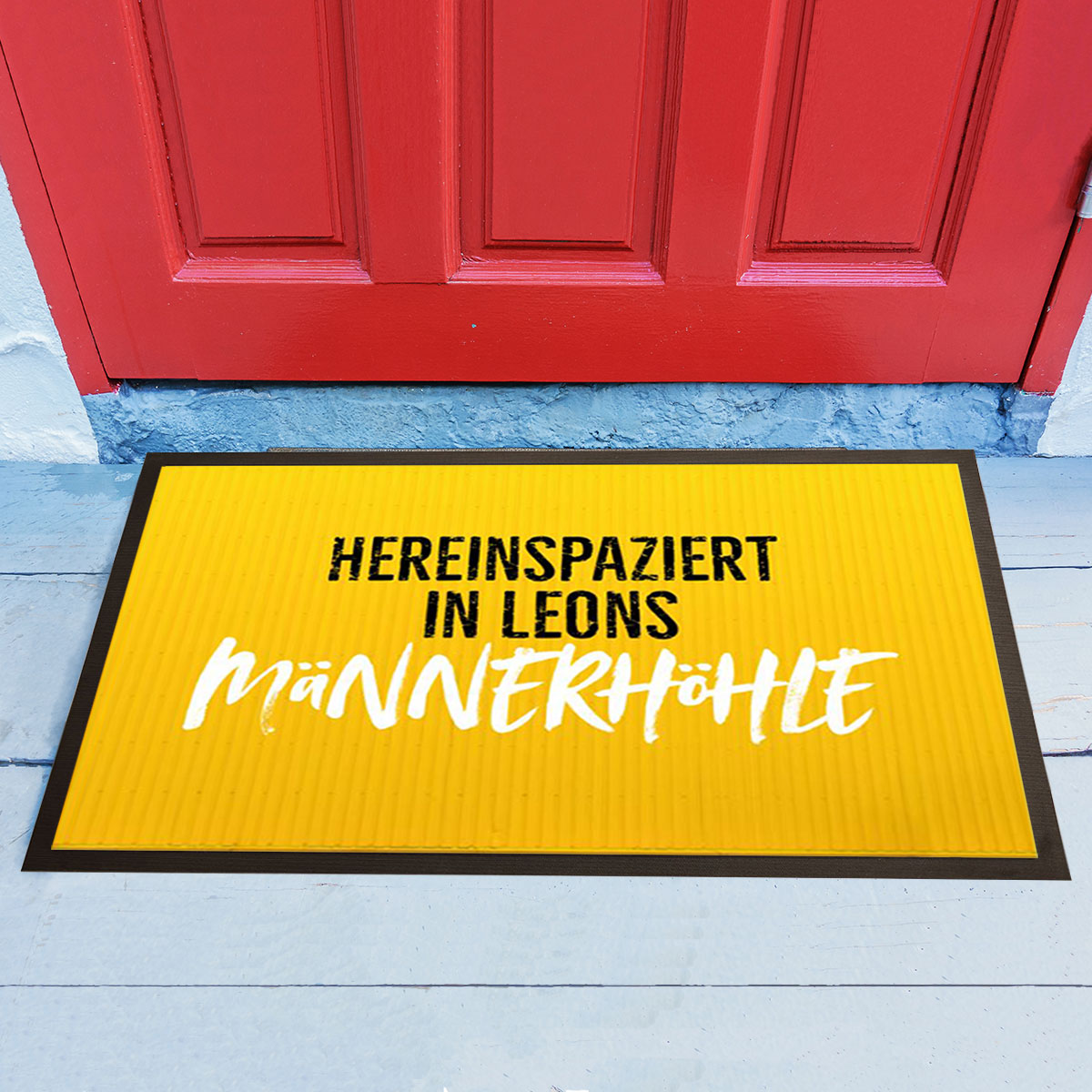 Personalisierbare Farbige Fußmatte geschenk-maenner