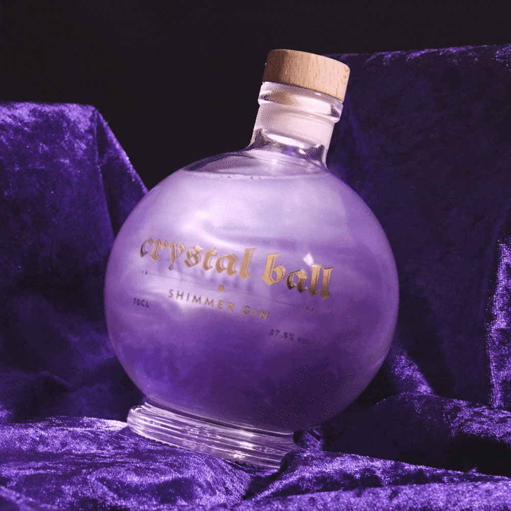 Schimmer-Gin in der Kristallkugel Schimmer-Gin in der Kristallkugel