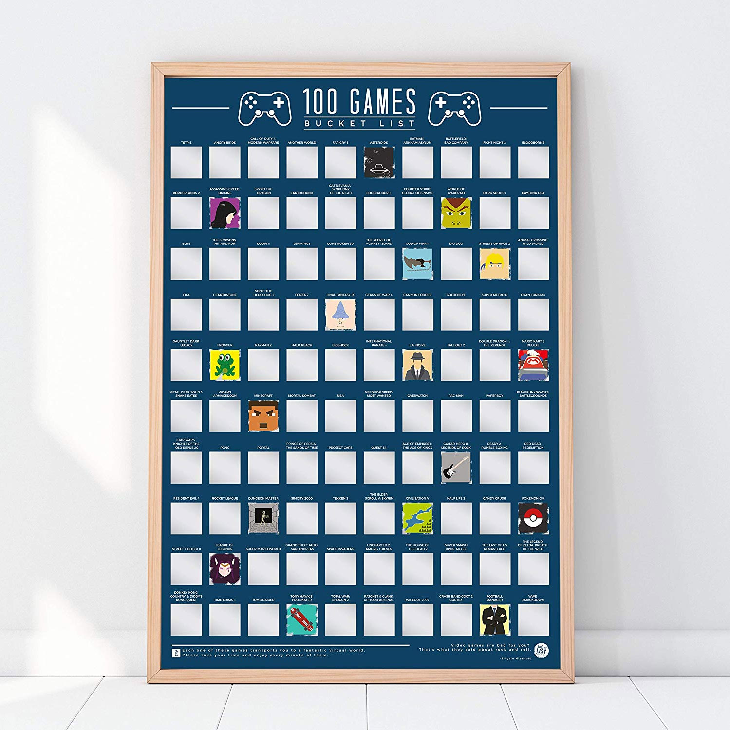Rubbel-Poster 100 Spiele