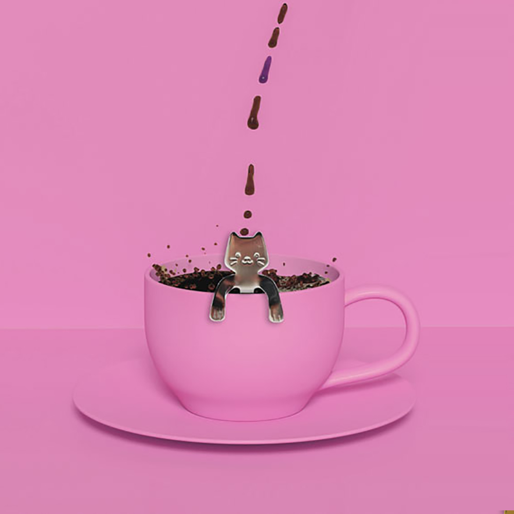 Katzen Kaffeelöffel 4er-Set