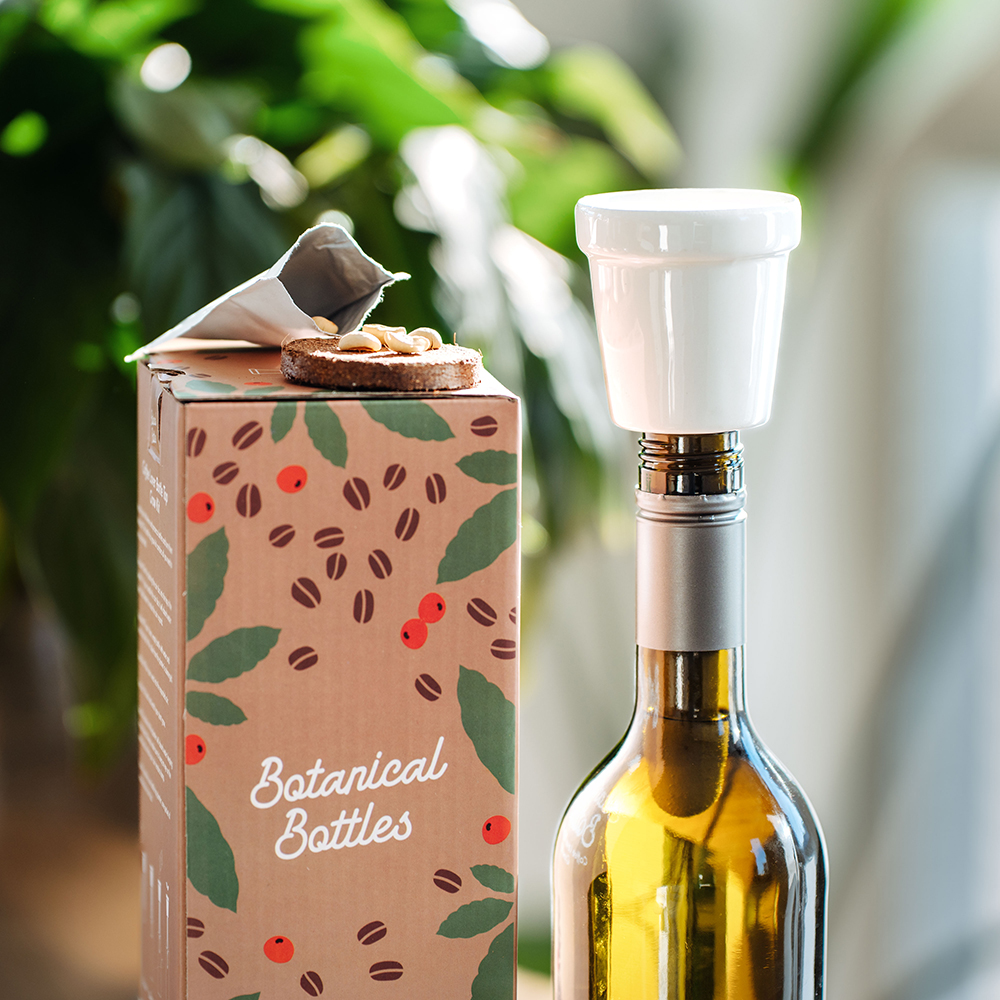 Pflanzen in der Flasche Aufzuchtset Kaffee