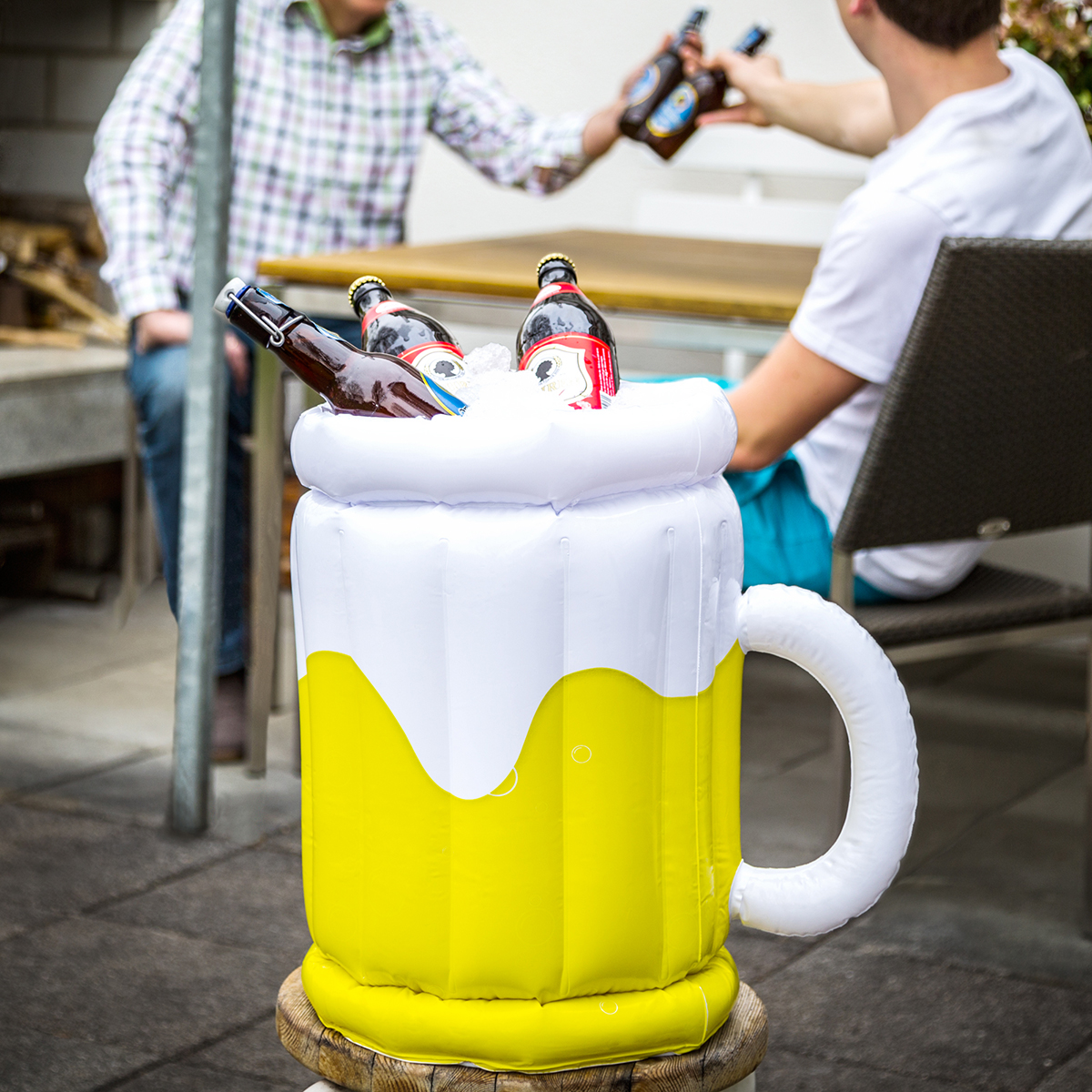 Aufblasbarer Bierkühler