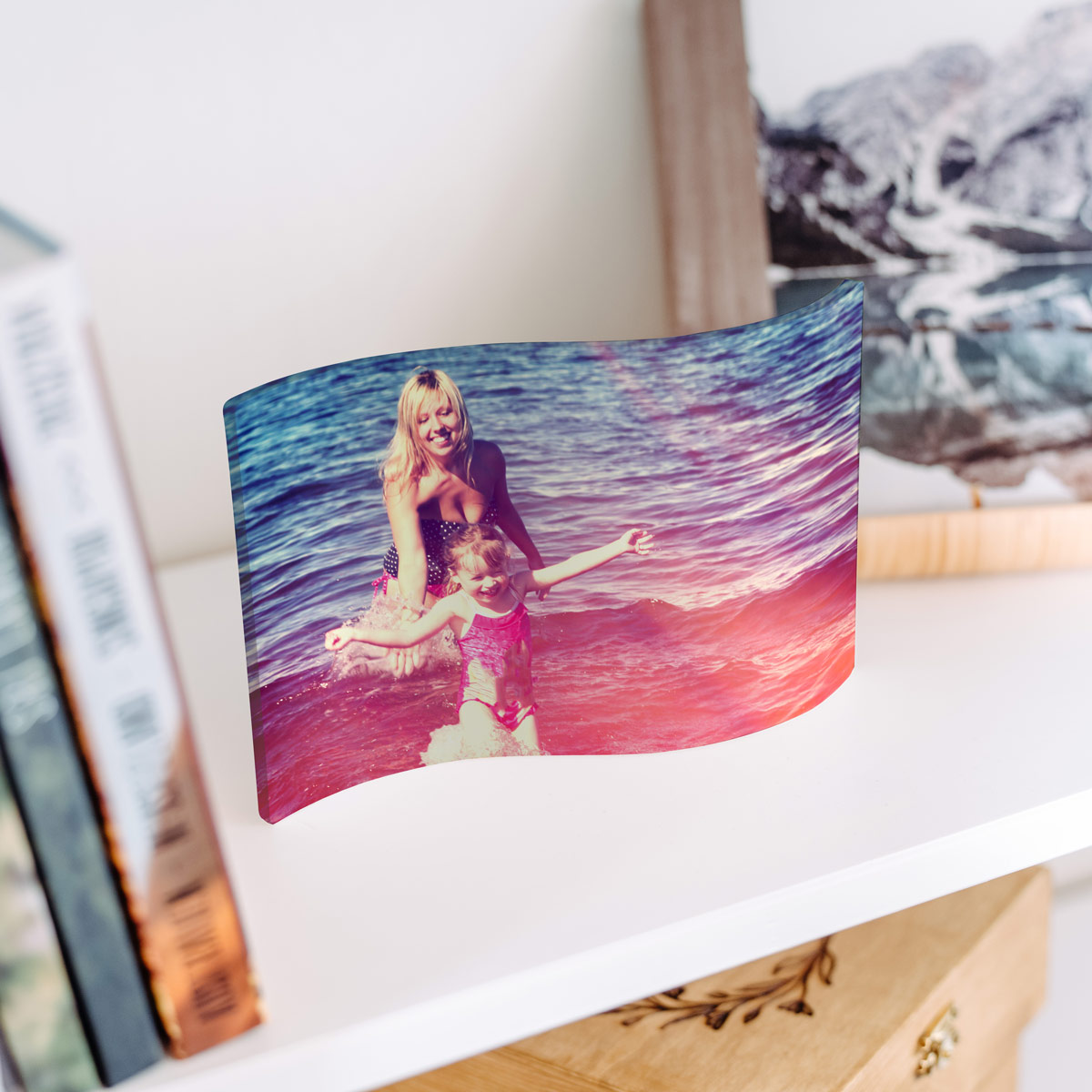 Personalisierbarer Acryl-Aufsteller mit Foto