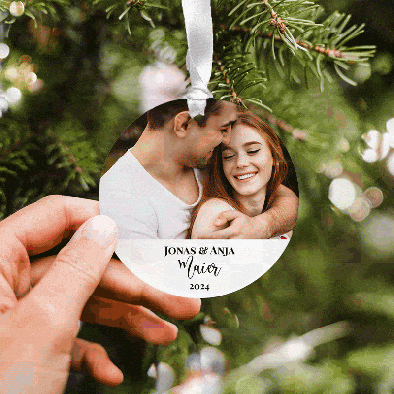 Personalisierbarer Acryl Anhänger 2er Set mit Foto und Text Personalisierbarer Acryl Anhänger 2er Set mit Foto und Text