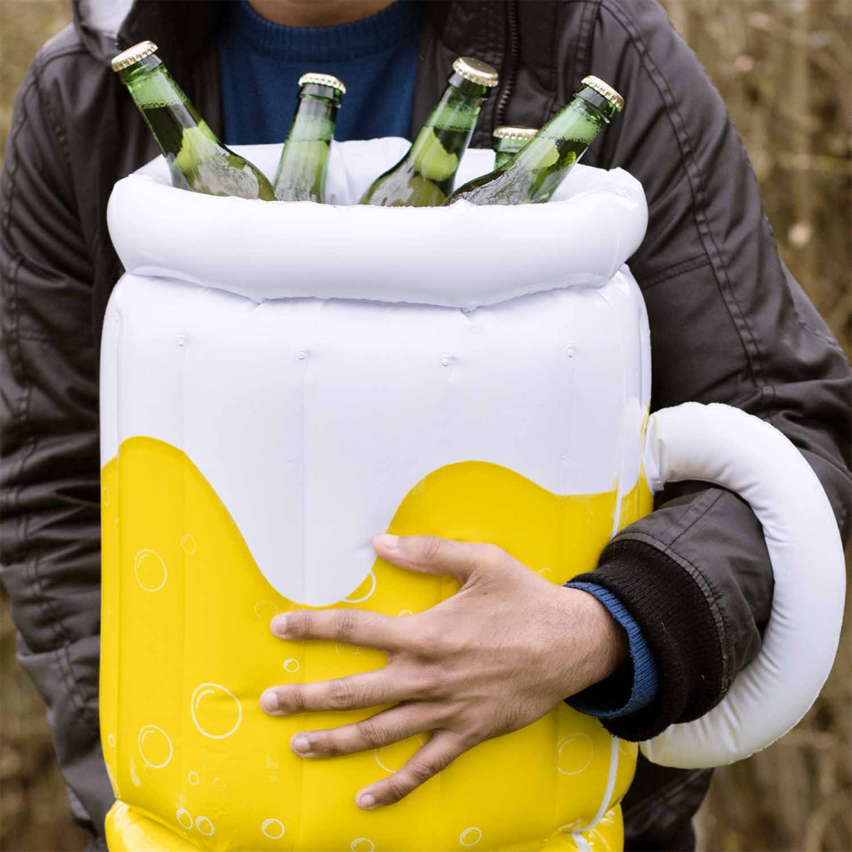 Aufblasbarer Bierkühler