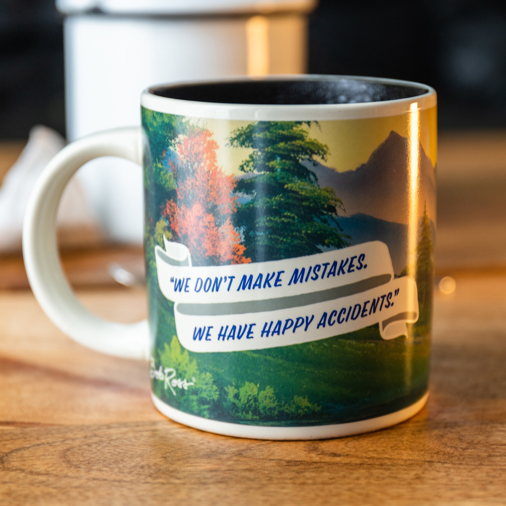 Bob Ross Wärmeempfindliche Tasse