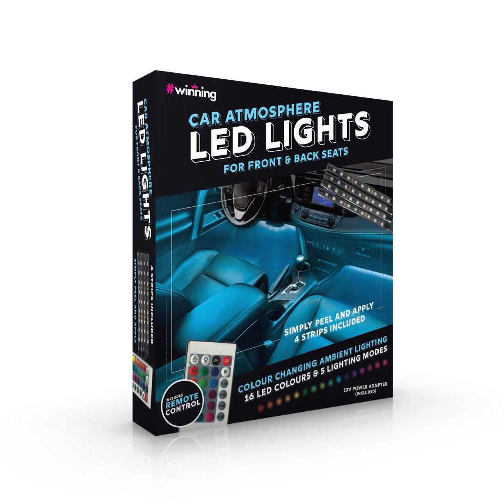 Atmosphärische LED-Beleuchtung fürs Auto
