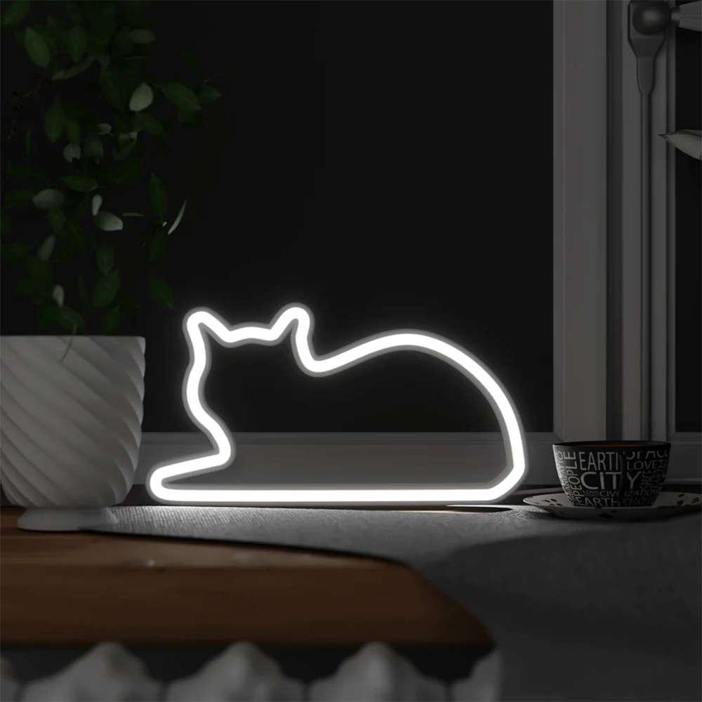 Katzen Neon-Leuchten