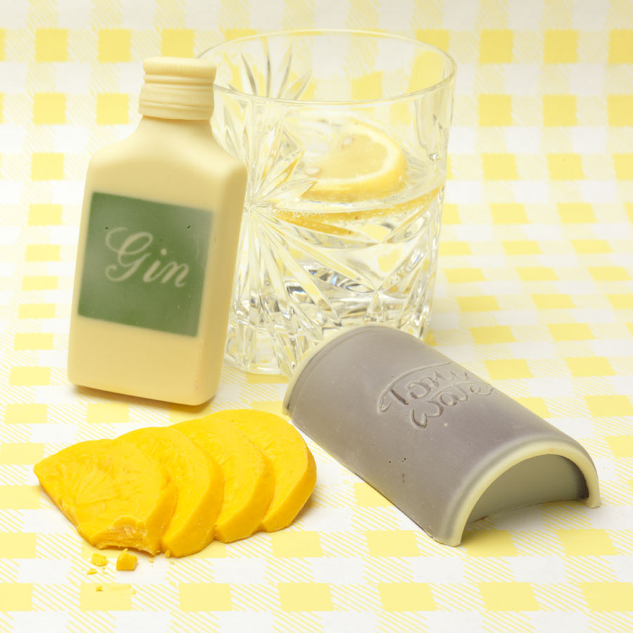 Gin Tonic Notfall-Set aus Schokolade