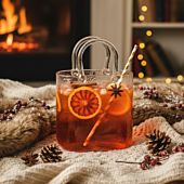 Glas Handtasche