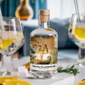 Personalisierbarer Gin mit Foto und Text