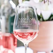 Personalisierbares Lillet Glas mit Name