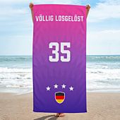 Personalisiertes Handtuch zur Fußball EM