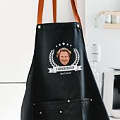 Personalisierbare Schürze Grillmeister mit Foto
