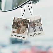 Personalisierbarer Duftbaum 2er Set im Polaroid-Look