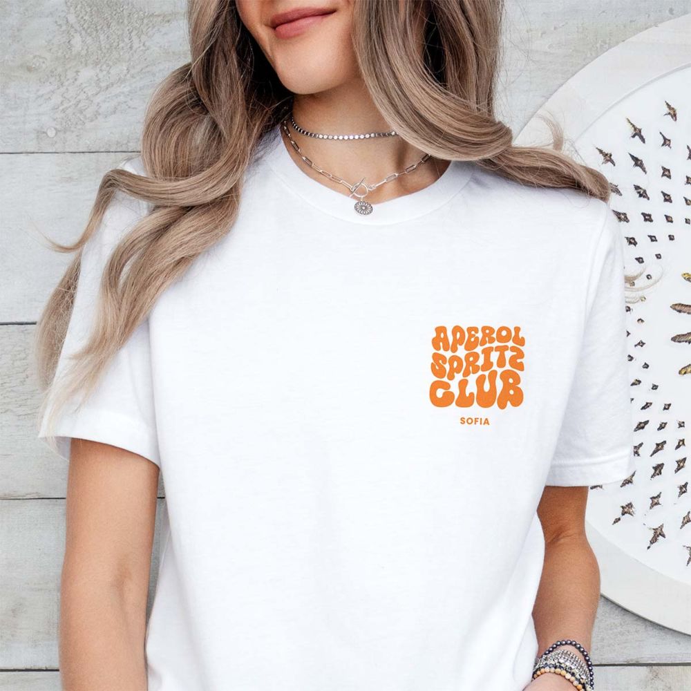 Personalisierbares Aperol Spritz Club T-Shirt