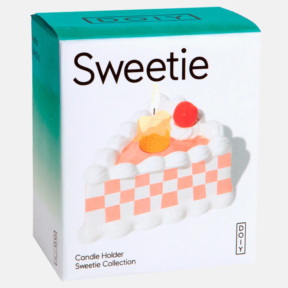 Kuchenstück-Kerzenhalter