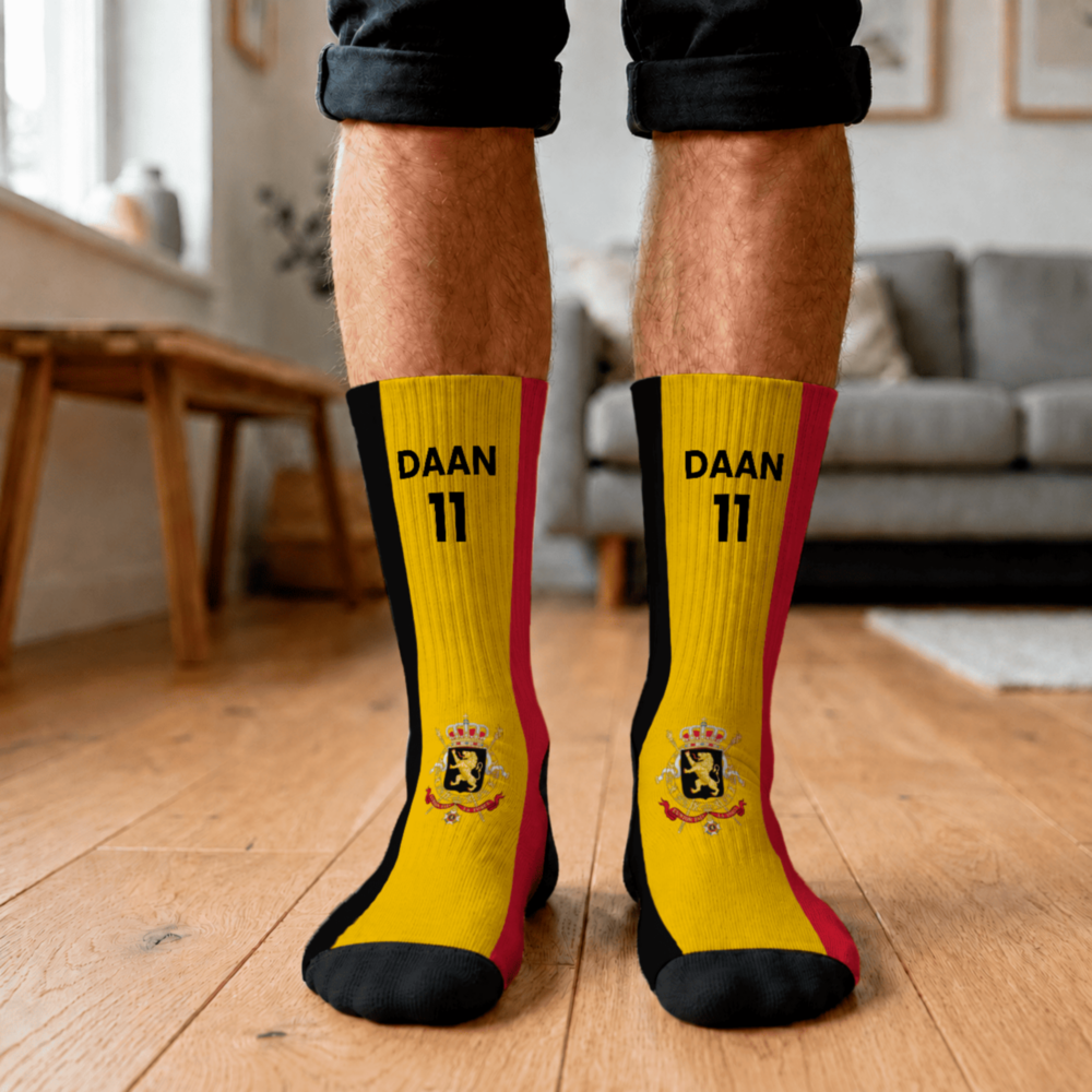 Personalisierbare WM Socken mit Text