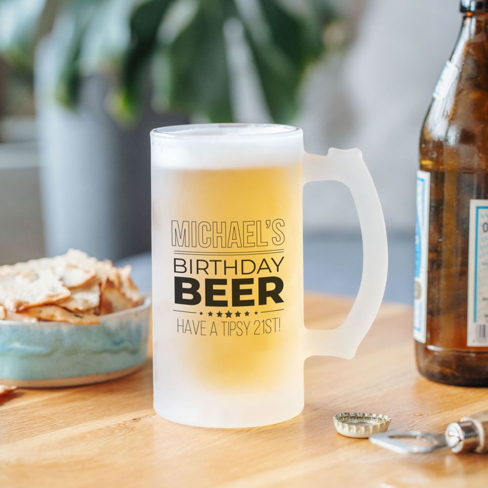 Bierkrug zum Geburtstag