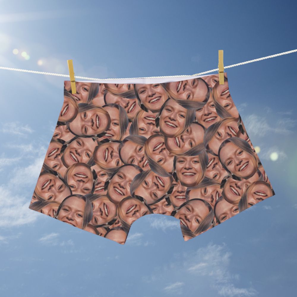 Boxershorts mit Gesicht