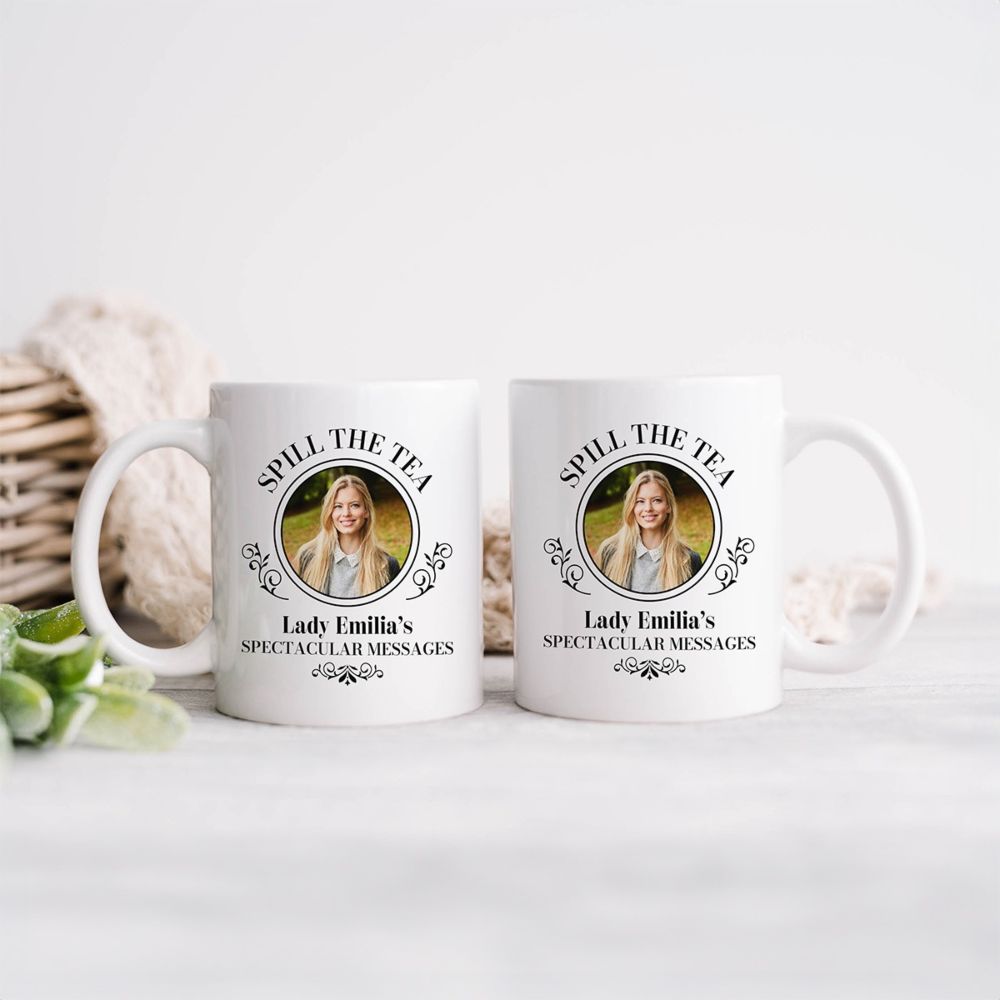 Personalisierbare Tasse Spill the Tea