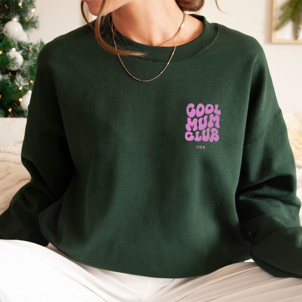 Personalisierbarer Pullover Cool Moms & Dads Club