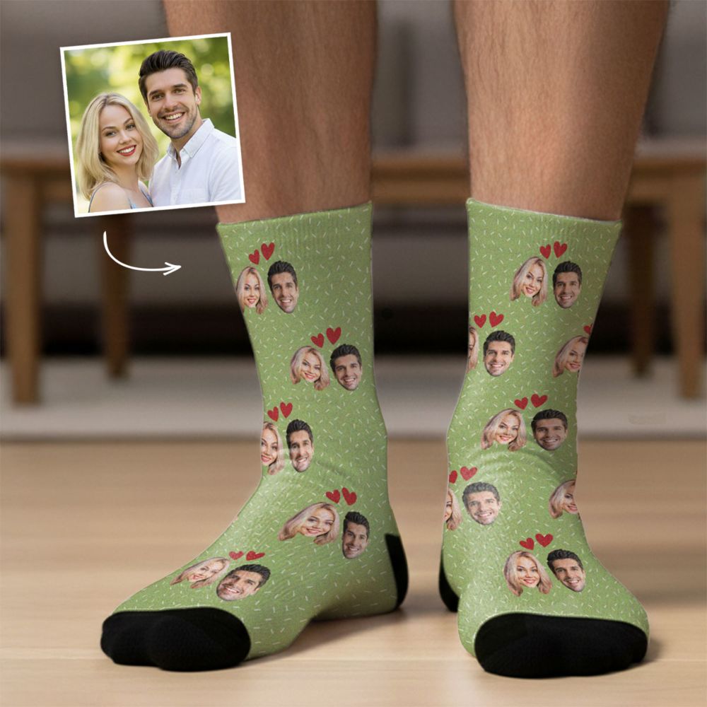 Personalisierbare Liebespaar Socken