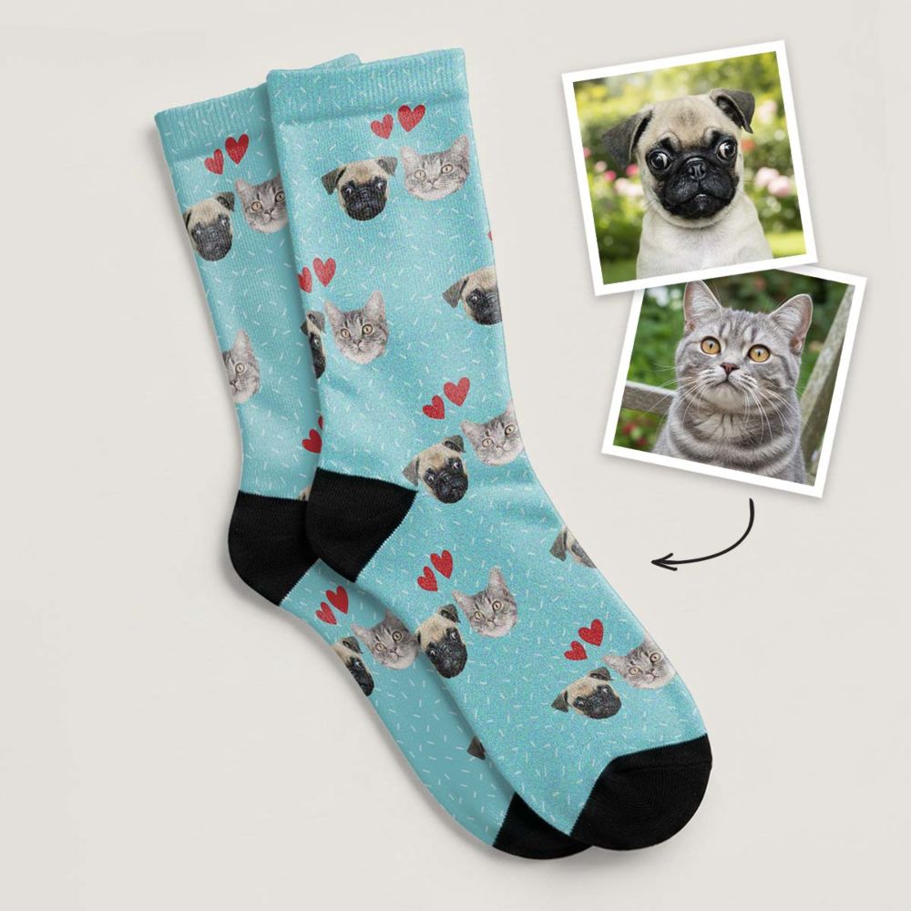 Personalisierbare Liebespaar Socken