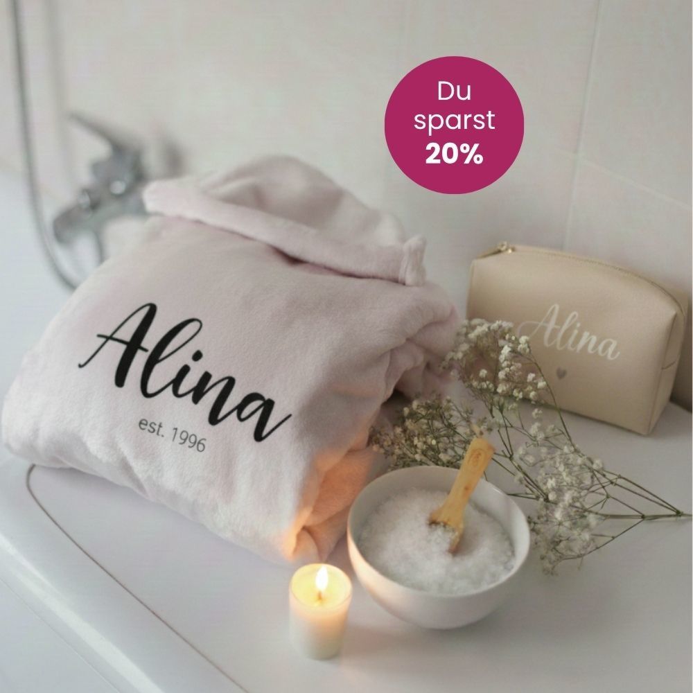 Geschenkset Bademantel und Kosmetiktasche Geschenkset Bademantel und Kosmetiktasche