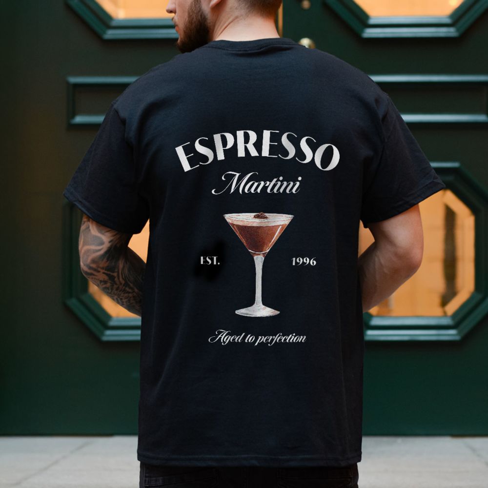 Personalisierbares Espresso Martini T-Shirt