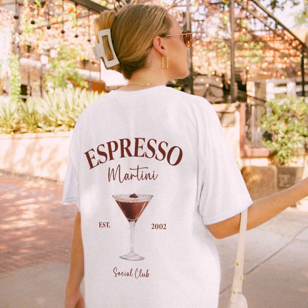 Personalisierbares Espresso Martini T-Shirt