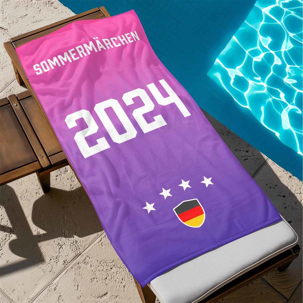 Personalisiertes Handtuch zur Fußball EM