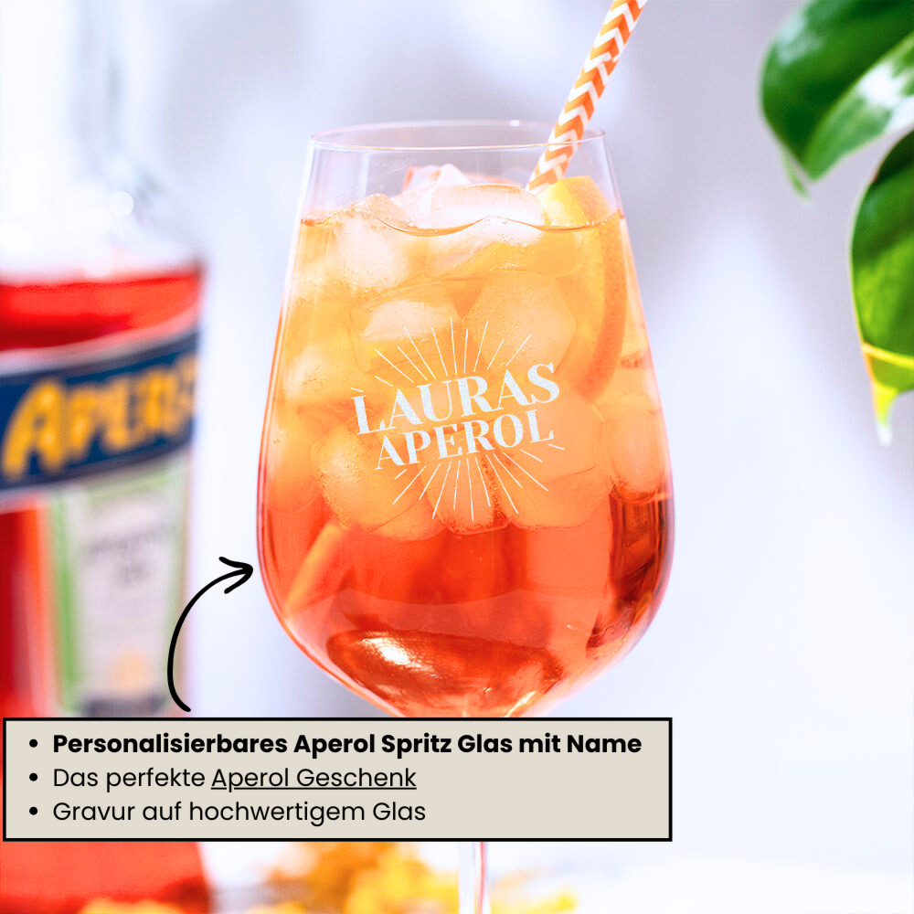 Geschenkset Aperol und Lillet Glas
