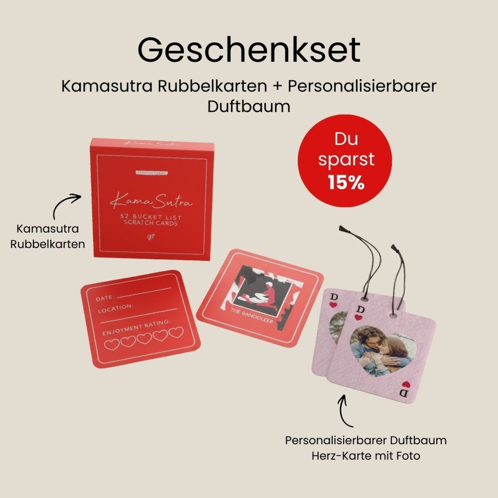 Geschenkset Duftbaum und Kamasutra Karten