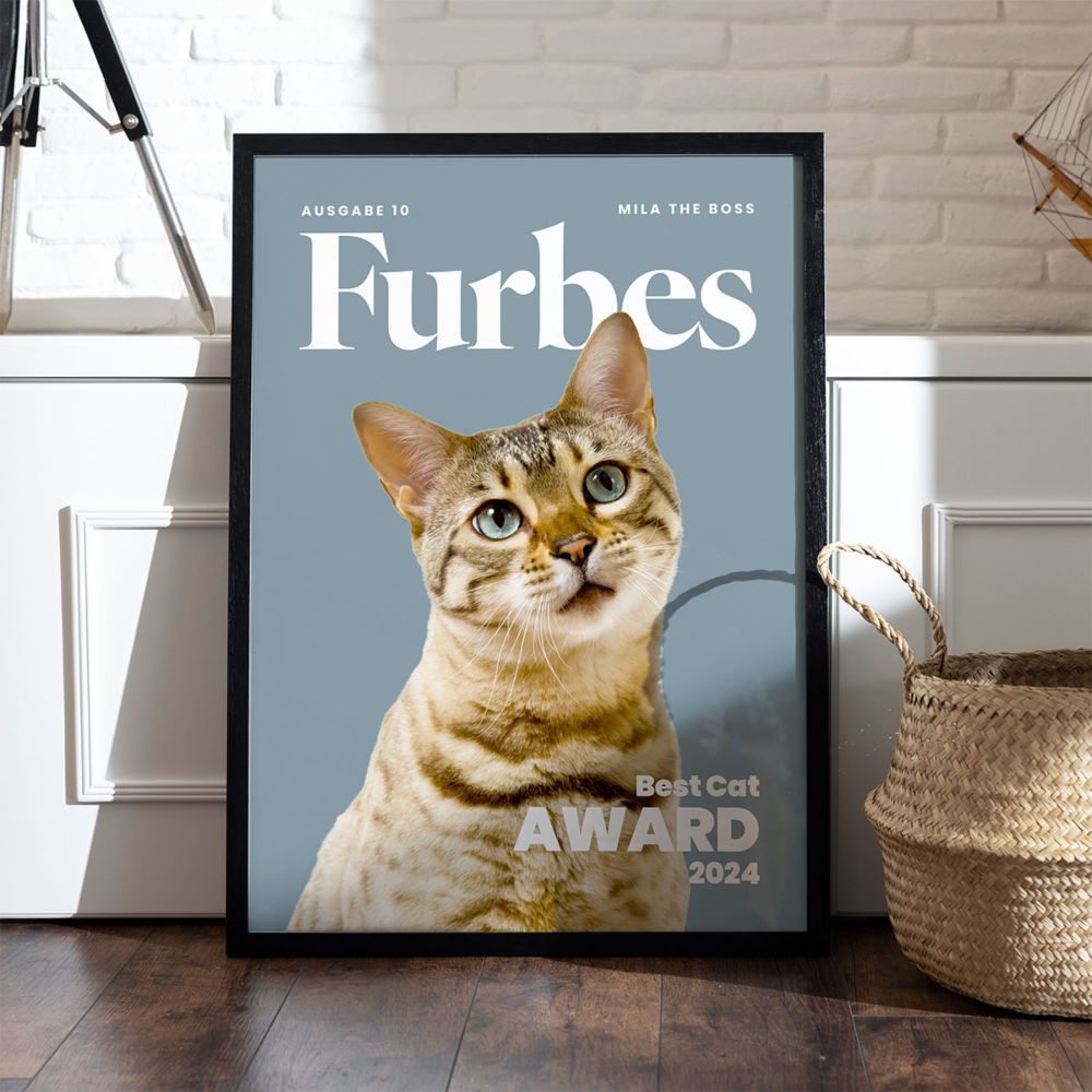 Personalisierbares Haustier Magazin Poster