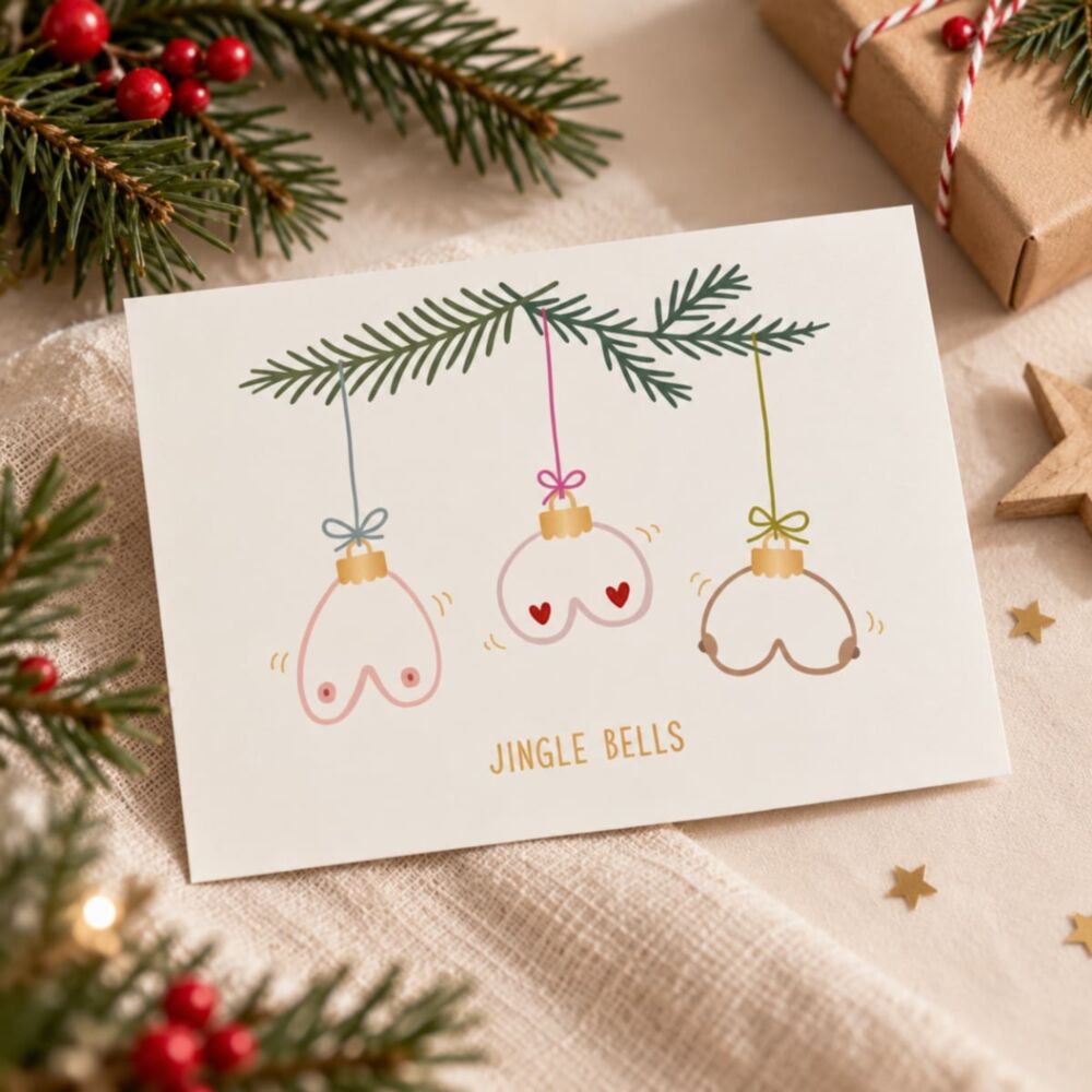 Jingle Bells Weihnachtskarte