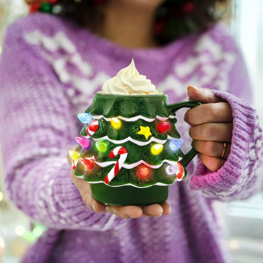LED Weihnachtsbaum Tasse