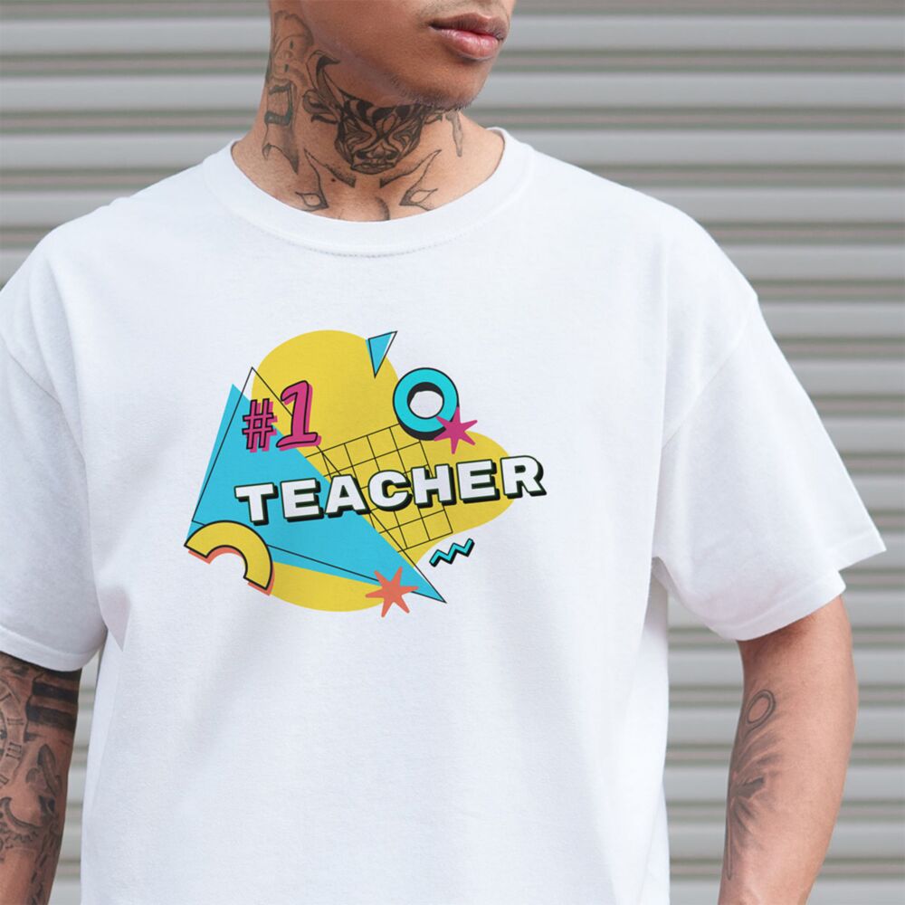 Personalisierbares T-Shirt 90s-Style