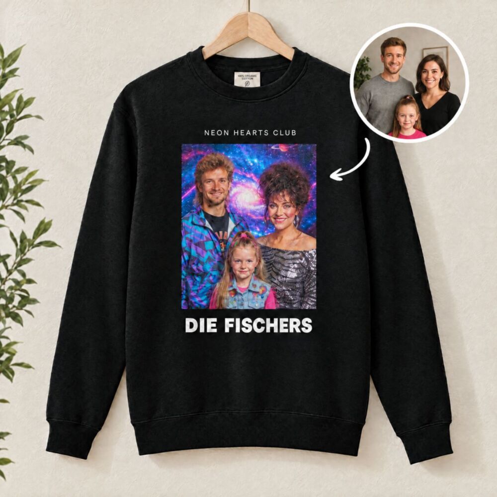 Personalisierbarer Zeitreise Pullover