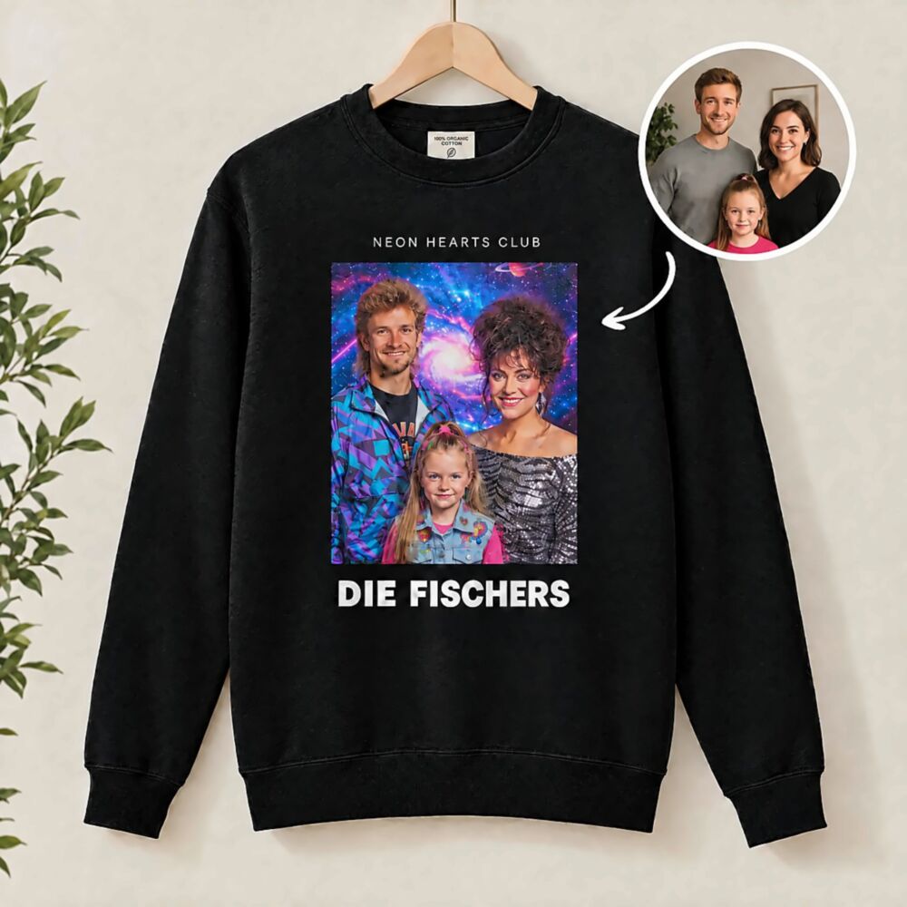 Personalisierbarer Zeitreise Pullover
