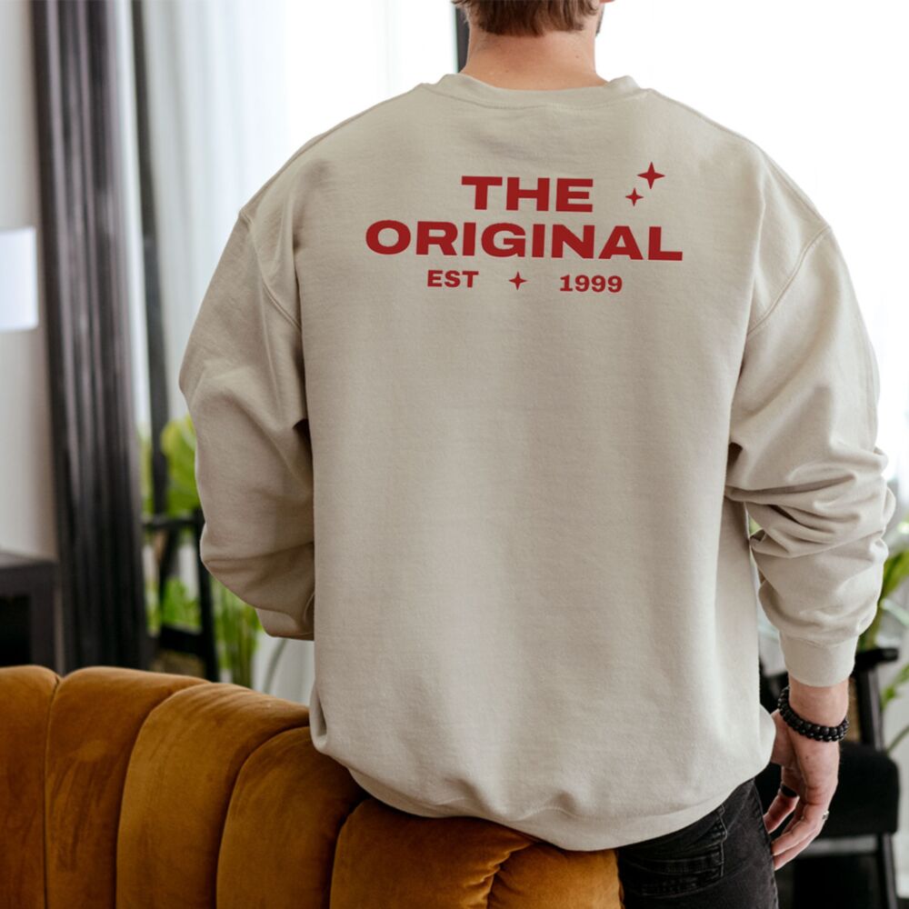 Personalisierter Pullover für Papa mit Wunschjahr