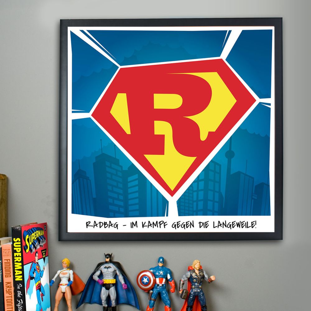 Superman - Personalisierbares Poster Superman - Personalisierbares Poster