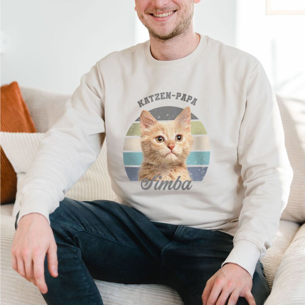 Personalisierbarer Retro Haustierpullover