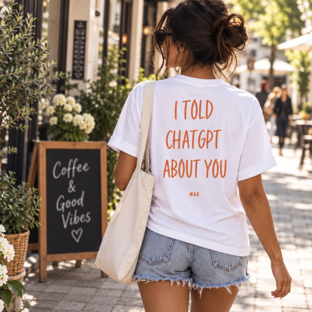 Personalisierbares T-Shirt mit Statement